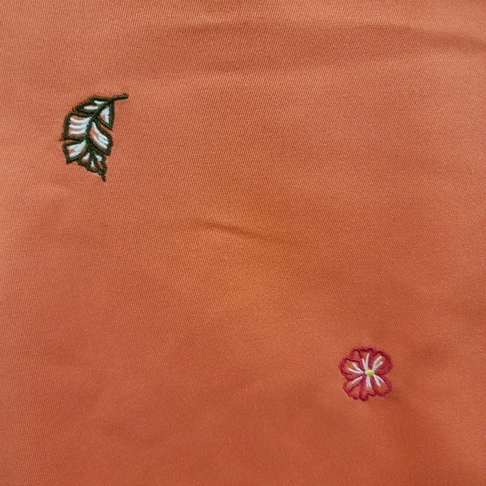 Koret Jacket Women Medium Zip Floral Coral Peach. - Picture 4 of 14